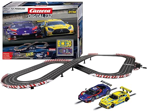 Carrera Digital 132 Set Pole to Podium mit zwei DTM-Autos.