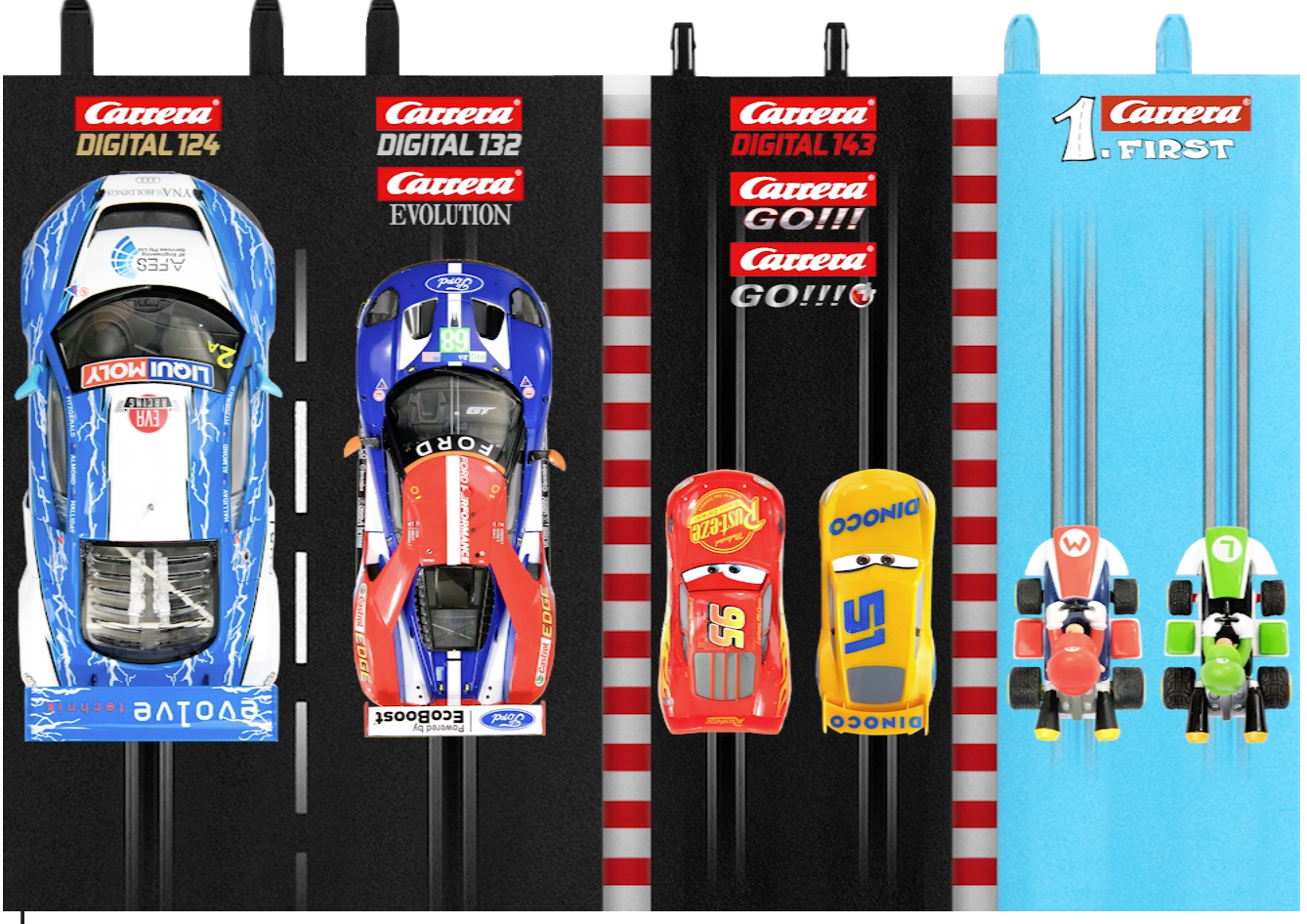 NEU !! / Digital 143 verschiedene Kurven Steilkurve zur Auswahl Carrera Go!! 